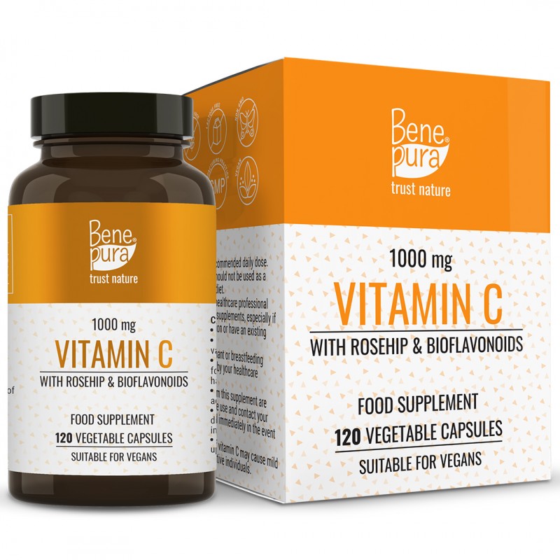 Vitamin C with Rosehip and Bioflavonoids - 120 Capsules - 