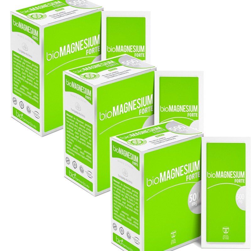 Bio Magnesium Forte 500 mg - 3x20 sachets - 