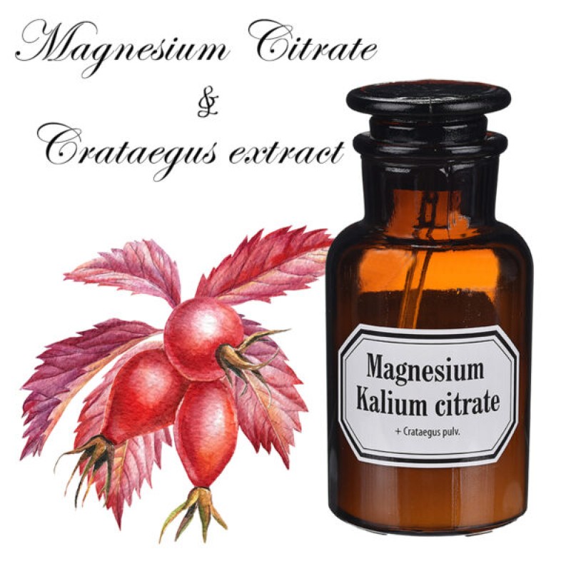 Crataegus + Magnesium Citrate, Potassium Citrate – 112g - Immune system