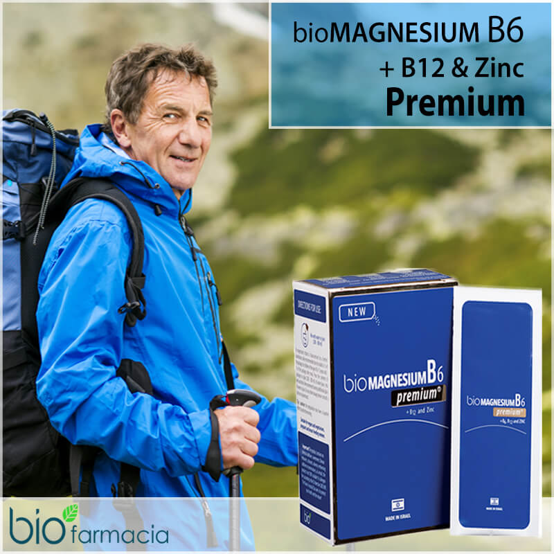 Bio Magnesium + B6, B12, Zn – 20 sachets - Magnesium citrate